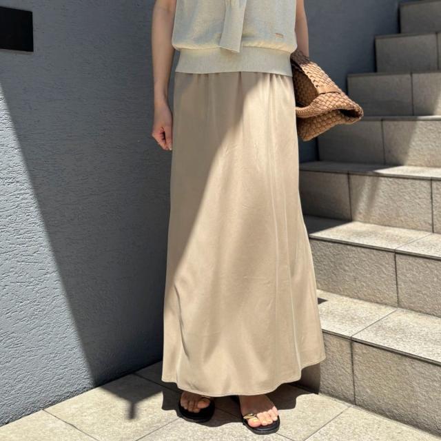 ノーリーズ（NOLLEY’S）/【WEB＆一部店舗限定】《セットアップ対応》ウォッシャブルサンドウォッシュナーロスカート