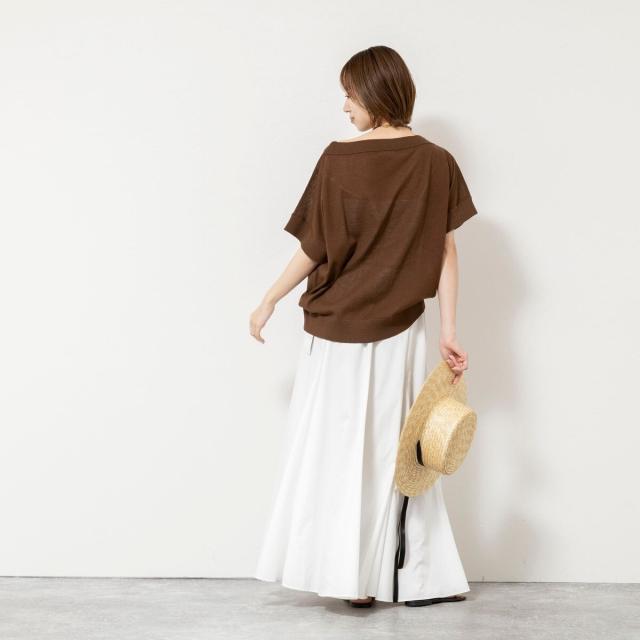 セカンドノーリーズ（2nd NOLLEY’S）/《手洗い可能》コットンセルロースリラックスプルオーバー_7