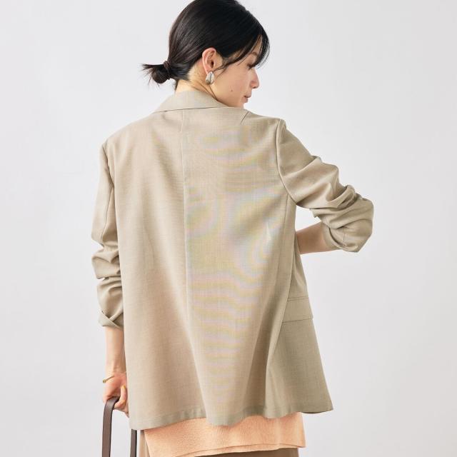 ノーリーズソフィー（NOLLEY’S sophi）/《セットアップ対応》ウォッシャブルリネンライクシアーボイルジャケット_15