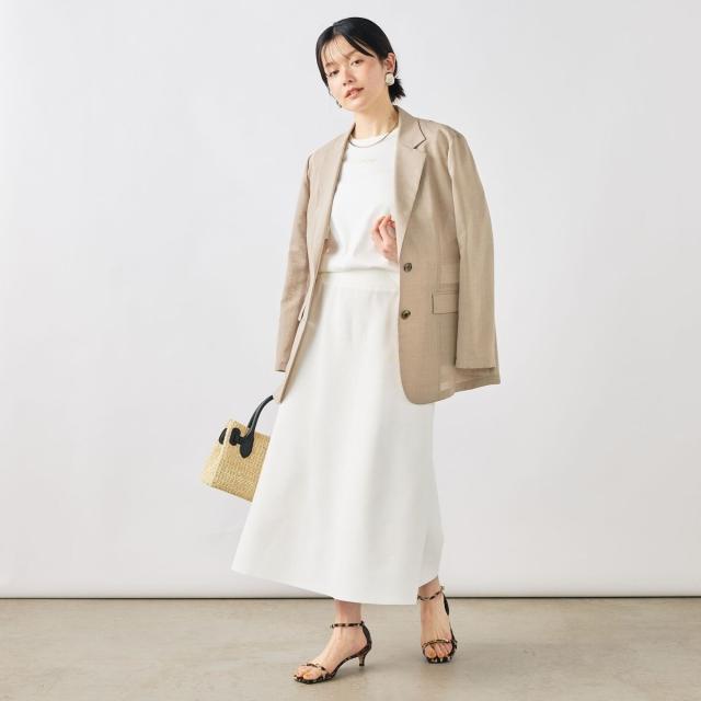 ノーリーズソフィー（NOLLEY’S sophi）/《セットアップ対応》ウォッシャブルリネンライクシアーボイルジャケット_19