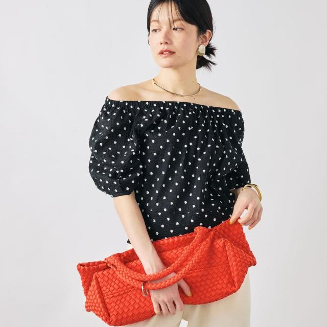 ノーリーズ（NOLLEY’S）/【WEB＆一部店舗限定アイテム】ウォッシャブルレース刺繍袖ボリュームサッカーブラウス