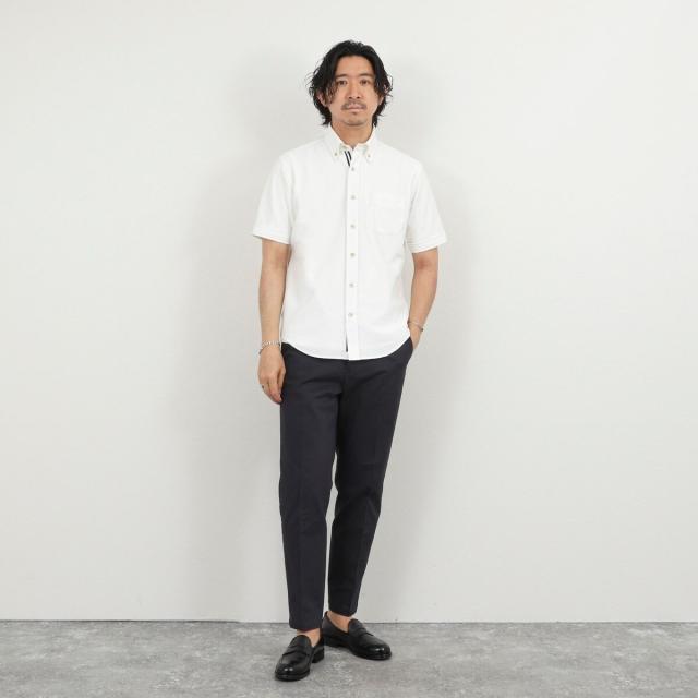 ノーリーズ グッドマン（NOLLEY’S goodman）/《ビジカジ対応》トリコットサッカーテープBD SS 半袖ボタンダウンシャツ 26SS_9