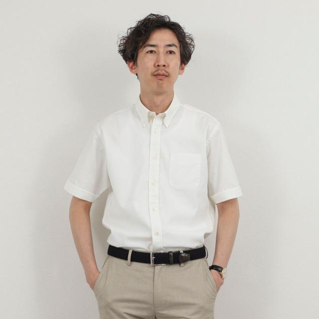 ノーリーズ グッドマン（NOLLEY’S goodman）/《ビジカジ対応》COOLMAX シアサッカーテープBD SS 半袖ボタンダウンシャツ 26SS_8