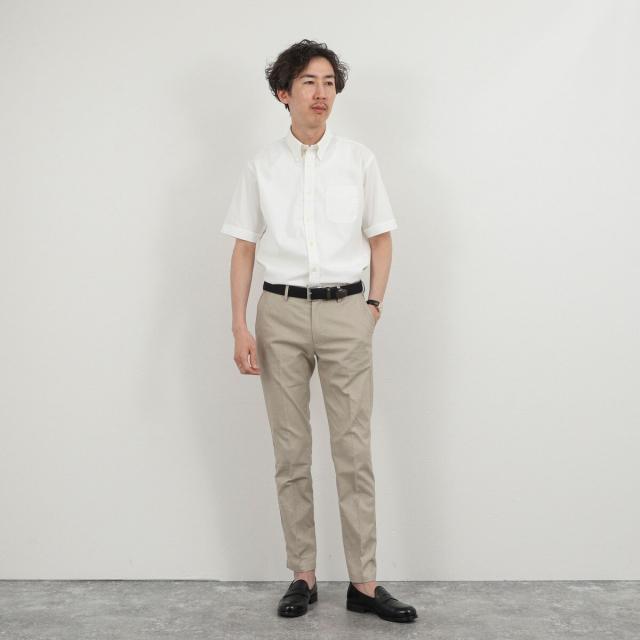 ノーリーズ グッドマン（NOLLEY’S goodman）/《ビジカジ対応》COOLMAX シアサッカーテープBD SS 半袖ボタンダウンシャツ 26SS_10