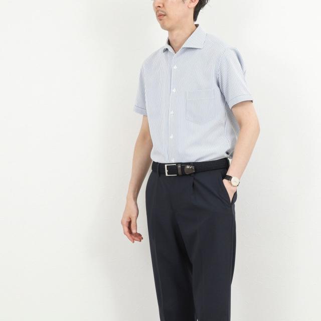 ノーリーズ グッドマン（NOLLEY’S goodman）/《ビジカジ対応》ノータイシャツ イタリアンカラーSS 26SS_16