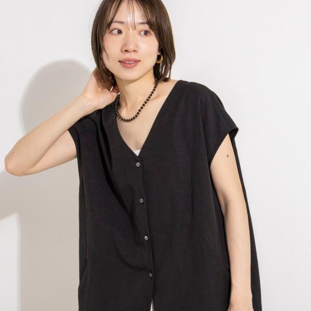 セカンドノーリーズ（2nd NOLLEY’S）/ウォッシャブルセルロースリネン2WAYワンピース_6