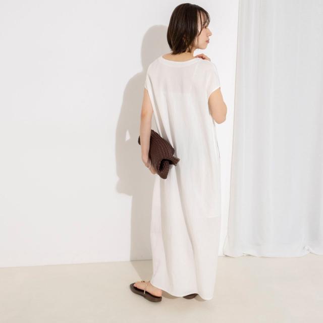 セカンドノーリーズ（2nd NOLLEY’S）/ウォッシャブルセルロースリネン2WAYワンピース_18