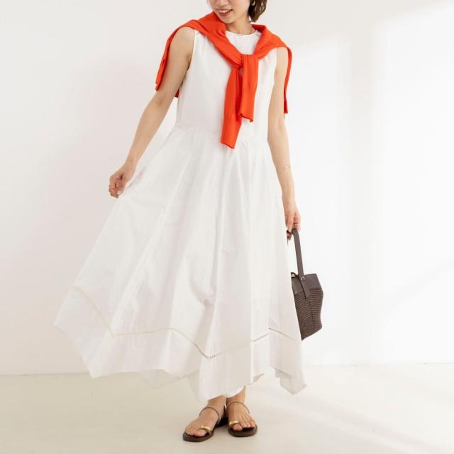 ノーリーズ（NOLLEY’S）/【MARILYN MOON/マリリーンムーン】ledder lace handkerchief sk