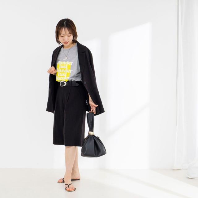 リエミラー（Rie Miller）/Wander lustウォッシャブルワイドシルエットプリントTシャツ_5