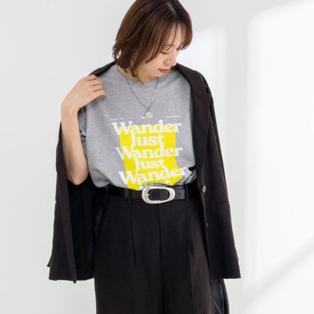 リエミラー（Rie Miller）/Wander lustウォッシャブルワイドシルエットプリントTシャツ_7