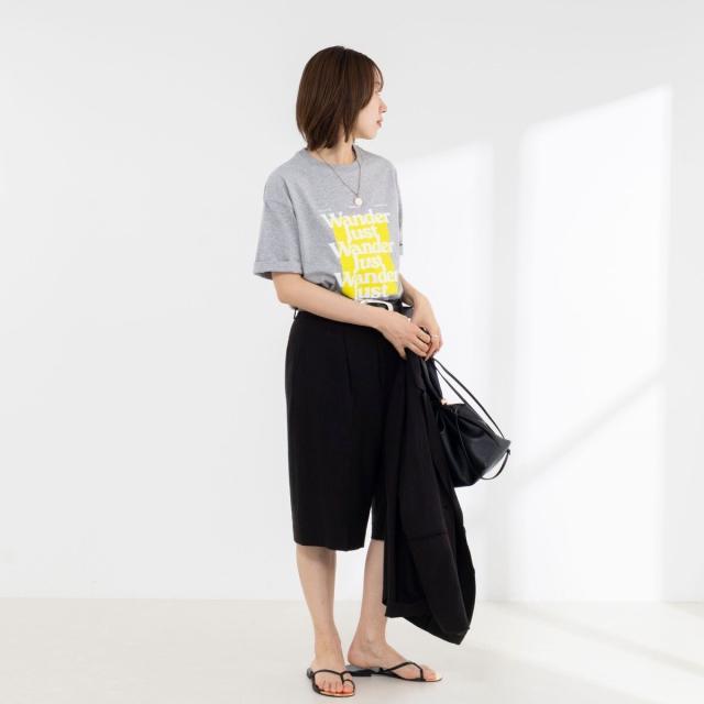 リエミラー（Rie Miller）/Wander lustウォッシャブルワイドシルエットプリントTシャツ_9