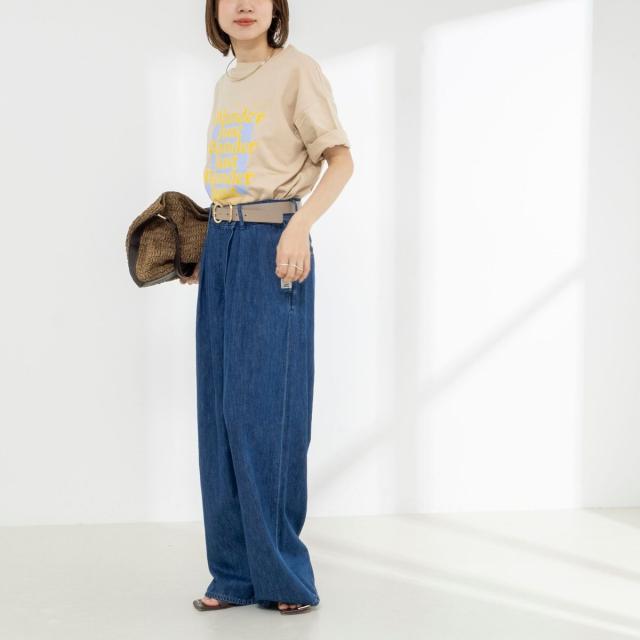 リエミラー（Rie Miller）/Wander lustウォッシャブルワイドシルエットプリントTシャツ_15