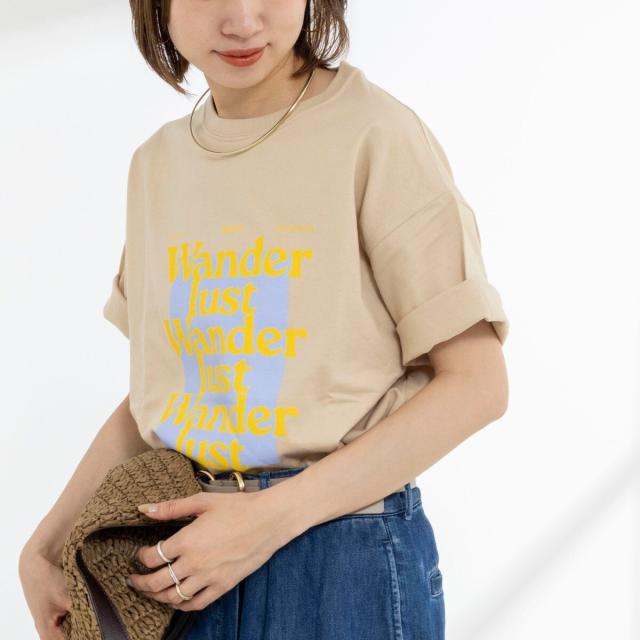リエミラー（Rie Miller）/Wander lustウォッシャブルワイドシルエットプリントTシャツ_18