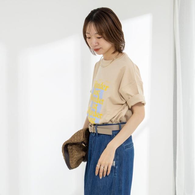 リエミラー（Rie Miller）/Wander lustウォッシャブルワイドシルエットプリントTシャツ_19