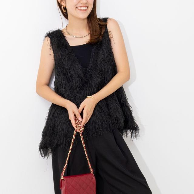 ノーリーズ(NOLLEY’S)/【WEB限定】ウォッシャブルシアーフェザータンク