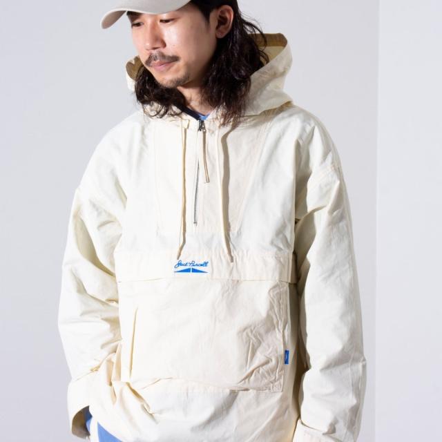 フレディ＆グロスター（FREDY&GLOSTER）/【CONVERSE JACK PURCELL】ナイロンアノラックパーカー ロゴ刺繍 フレディ＆グロスター（FREDY&GLOSTER）/【CONVERSE JACK PURCELL