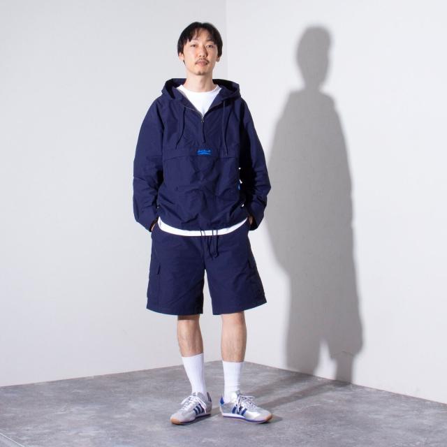 フレディ＆グロスター（FREDY&GLOSTER）/【CONVERSE JACK PURCELL】ナイロンアノラックパーカー ロゴ刺繍 フレディ＆グロスター（FREDY&GLOSTER）/【CONVERSE JACK PURCELL