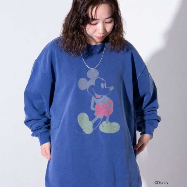 フレディ＆グロスター（FREDY&GLOSTER）/【GOOD ROCK SPEED】別注 ミッキー / MICKEY / 染み込みプリント スウェットの通販は