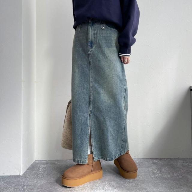 フレディ＆グロスター（FREDY&GLOSTER）/デニムロングスカートの通販は