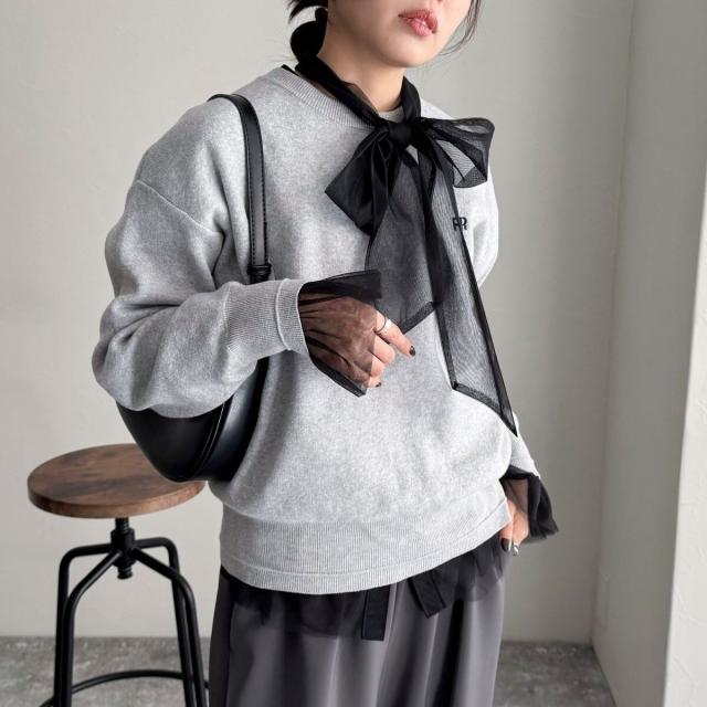 フレディ＆グロスター（FREDY&GLOSTER）/チュールボウタイブラウスの通販は 9,680円