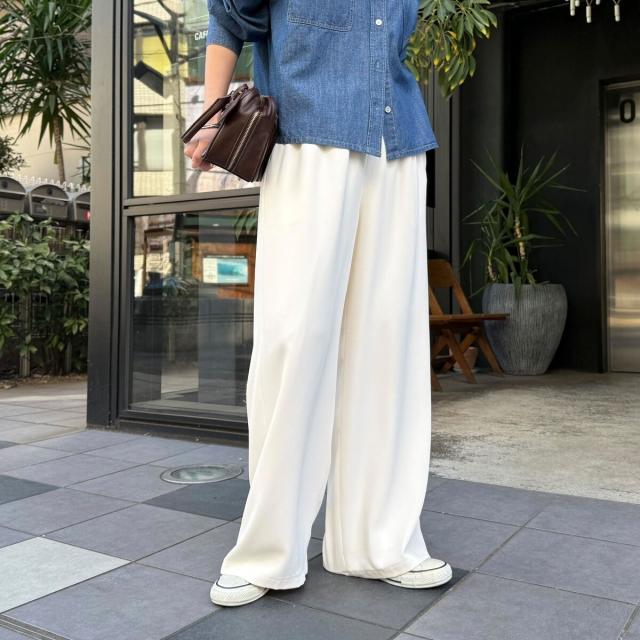 フレディ＆グロスター（FREDY&GLOSTER）/【累計販売数4万本突破！】とろみツイルストレートイージーパンツ フレディ＆グロスター（FREDY&GLOSTER）/【累計販売数4万本突破