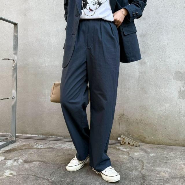 フレディ＆グロスター（FREDY&GLOSTER）/《セットアップ対応》綿ナイロンイージーストレートパンツの通販は