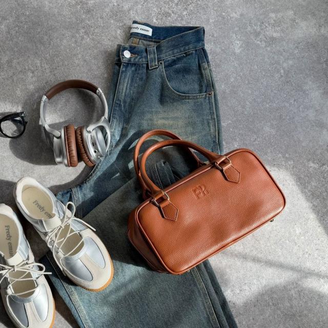 フレディ＆グロスター（FREDY&GLOSTER）/FR横長レザーボストンバッグ