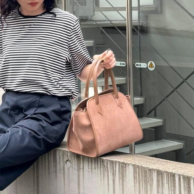 フレディ＆グロスター（FREDY&GLOSTER）/FR台形スエードバッグ