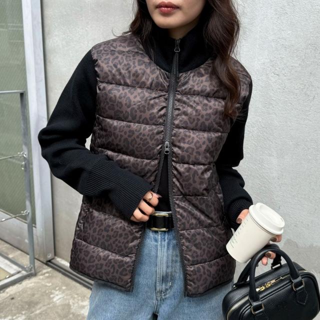 フレディエミュ（fredy emue）/【TAION/タイオン】別注HI NECK DOWN JACKET+SLEEVE KNIT