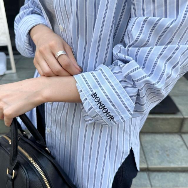 フレディエミュ（fredy emue）/《WEB限定》ベーシックエンブロイダリーシャツ シュシュset