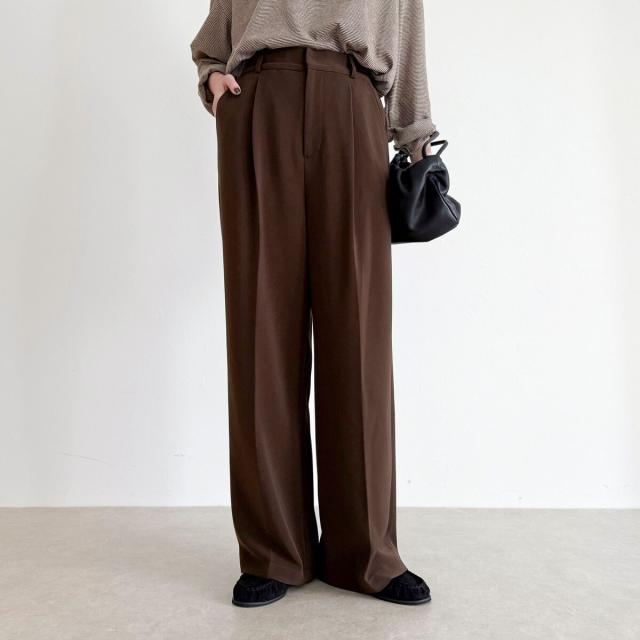 フレディエミュ（fredy emue）/【人気商品の新型】とろみwarmタックスラックス