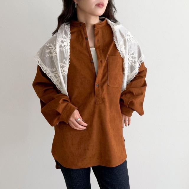 フレディエミュ（fredy emue）/【LANCER CLOTHING CORPORATION】STANDCOLLAR SHIRTS SU