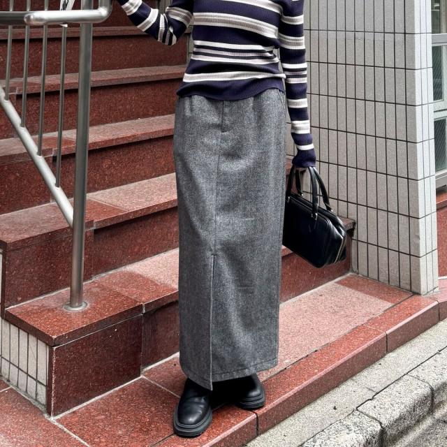 フレディエミュ（fredy emue）/《セットアップ対応》ツィードタイトスカート