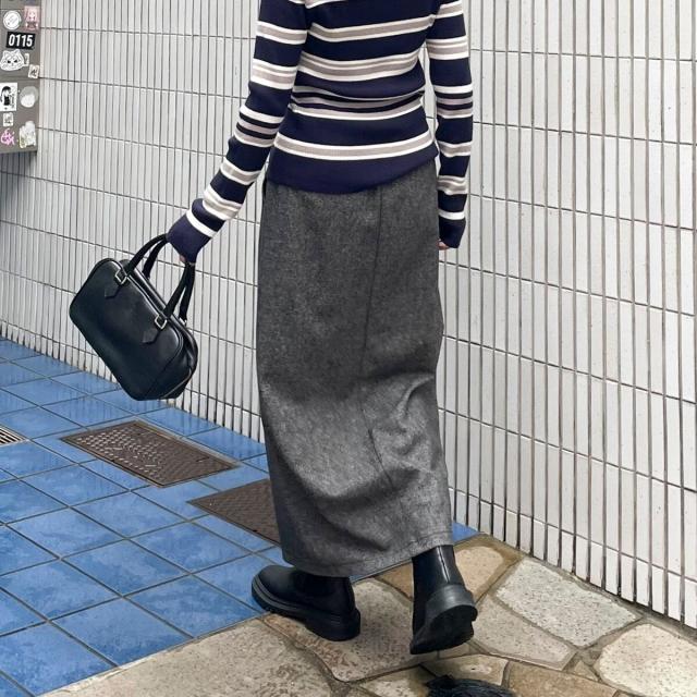 フレディエミュ（fredy emue）/《セットアップ対応》ツィードタイトスカート