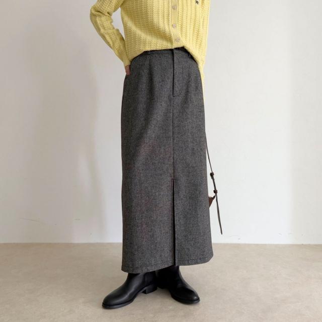 フレディエミュ（fredy emue）/《セットアップ対応》ツィードタイトスカート