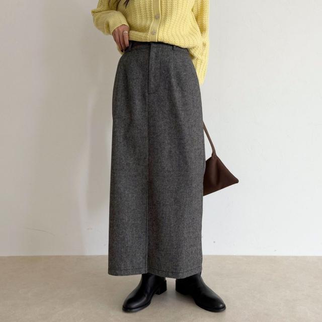 フレディエミュ（fredy emue）/《セットアップ対応》ツィードタイトスカート