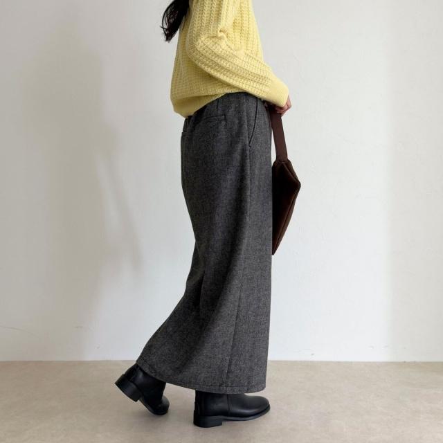フレディエミュ（fredy emue）/《セットアップ対応》ツィードタイトスカート