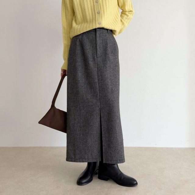 フレディエミュ（fredy emue）/《セットアップ対応》ツィードタイトスカート