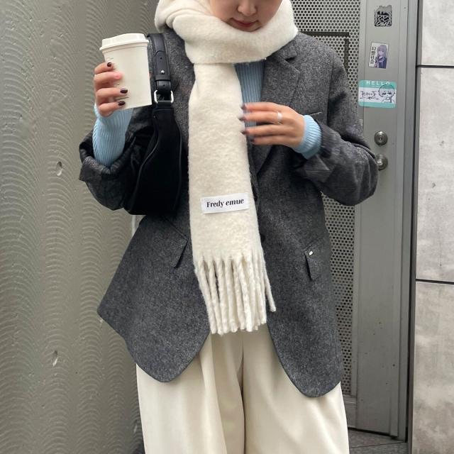 フレディエミュ（fredy emue）/《セットアップ対応》ツィードオーバージャケット