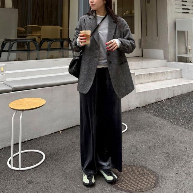 フレディエミュ（fredy emue）/《セットアップ対応》ツィードオーバージャケット