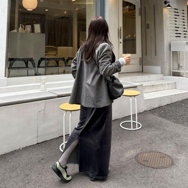 フレディエミュ（fredy emue）/《セットアップ対応》ツィードオーバージャケット