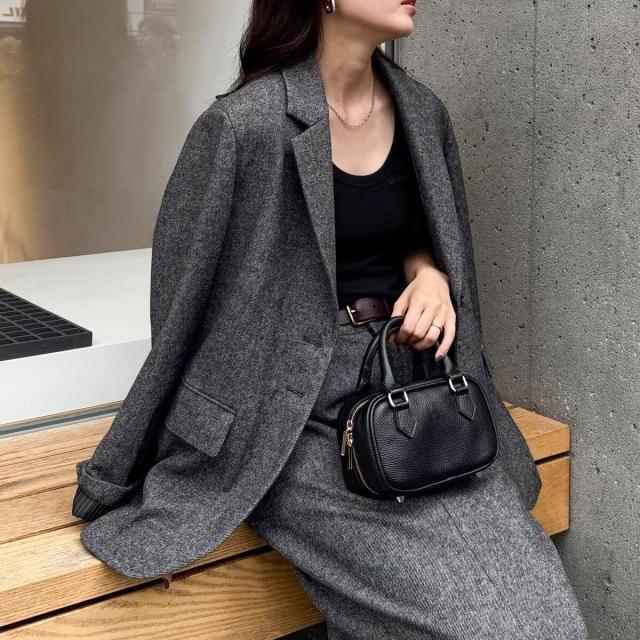 フレディエミュ（fredy emue）/《セットアップ対応》ツィードオーバージャケット