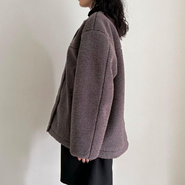 フレディエミュ（fredy emue）/《防風》ボアノーカラーブルゾン