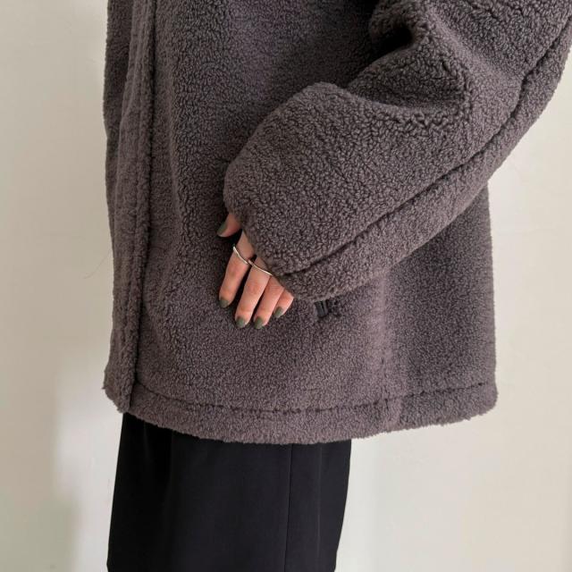 フレディエミュ（fredy emue）/《防風》ボアノーカラーブルゾン