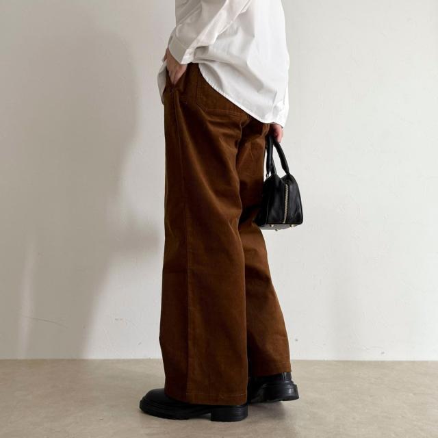フレディエミュ（fredy emue）/【GEVACO/ゲバコ】コーデュロイイージーワイドパンツ