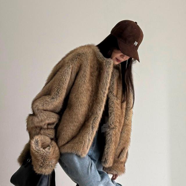 フレディエミュ（fredy emue）/《WEB限定》【HAVELESS/ハブレス】BLAIRマフラ付きファーコート