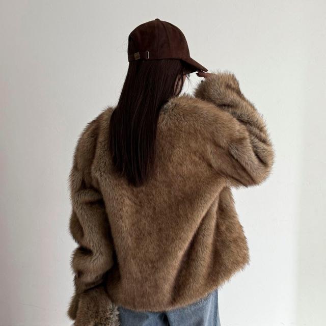 フレディエミュ（fredy emue）/《WEB限定》【HAVELESS/ハブレス】BLAIRマフラ付きファーコート