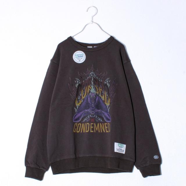 グロスター（GLOSTER）/【DISCUS×Disney Villains】UNISEX ヴィンテージ風 裏毛スウェット