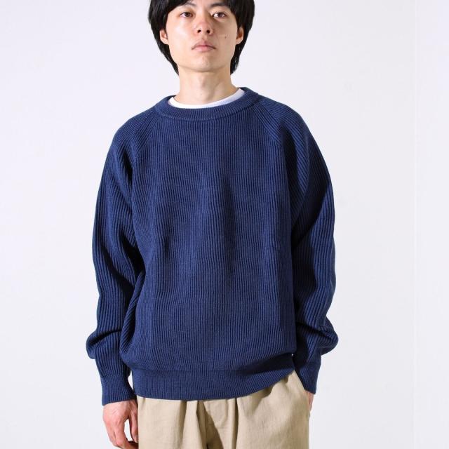 NEW】グロスター（GLOSTER）/【Vincent et Mireille】Rib CLASSIC CREWNECK