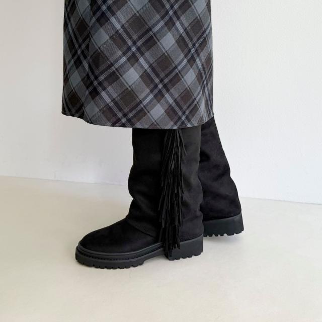 フレディエミュ（fredy emue）/フリンジロングブーツ